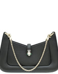 Bvlgari Black Serpenti Baia Small Shoulder Bag
