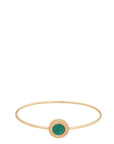 Bvlgari 18K Rose Gold Malachite Bvlgari Bangle