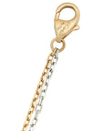 Cartier 18K Bicolor Gold Love 6 Diamond Pendant Necklace