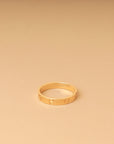 Cartier 18K Yellow Gold Small Model Love Wedding Band 3.6mm Ring 56