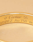 Cartier 18K Yellow Gold Small Model Love Wedding Band 3.6mm Ring 56