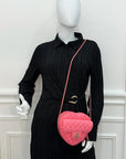 Chanel Pink CC In Love Heart Bag