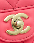 Chanel Pink CC In Love Heart Bag