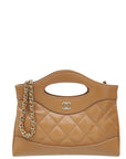Chanel Dark Beige CC 31 Mini Shopping Bag