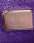 Chanel Purple Hollywood Boulevard Mini Flap Bag With Star Coin Purse