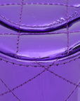 Chanel Purple Hollywood Boulevard Mini Flap Bag With Star Coin Purse
