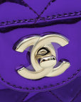 Chanel Purple Hollywood Boulevard Mini Flap Bag With Star Coin Purse