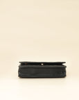 Chanel Black CC Classic Wallet On Chain