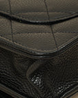 Chanel Black CC Classic Wallet On Chain