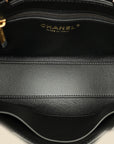 Chanel Black CC Mini Kelly Top Handle Bag