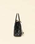 Chanel Black CC Mini Kelly Top Handle Bag