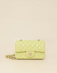 Chanel Kiwi Classic Mini Rectangula Flap Bag