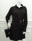 Chanel Black CC 19 Quilted Chain Wristlet Clutch