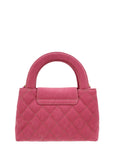 Chanel Dark Fuchsia Denim Mini Kelly Bag