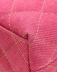 Chanel Dark Fuchsia Denim Mini Kelly Bag