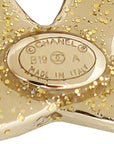 Chanel Gold CC Crystal Earrings