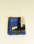Chanel Blue Par Le Train Bleu Coco Chanel Scarf