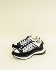 Chanel Bicolor CC Trainer Sneaker 37.5