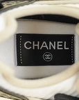 Chanel Bicolor CC Trainer Sneaker 37.5