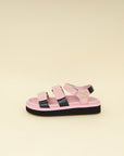 Chanel Bicolor CC Suede Velcro Flat Sandals 38