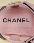 Chanel Bicolor CC Suede Velcro Flat Sandals 38