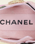 Chanel Bicolor CC Suede Velcro Flat Sandals 38