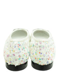 Chanel Bicolor CC Cap Toe Tweed Sequins Ballerina 38