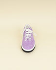 Chanel Purple CC Suede CC Lace Up Sneaker 38