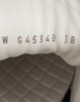 Chanel Purple CC Suede CC Lace Up Sneaker 38