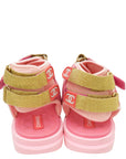 Chanel Pink Gladiator Sandal 39