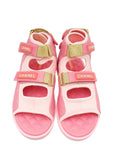 Chanel Pink Gladiator Sandal 39