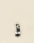 Chanel Bicolor CC Print Coco Beach Sandal 37
