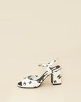 Chanel Bicolor CC Print Coco Beach Sandal 37
