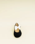 Chanel Black CC Bow Velvet Mary Jane Flats 38