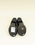 Chanel Black CC Bow Velvet Mary Jane Flats 38