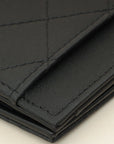 Chanel Black Quilted CC Card Holder