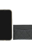 Chanel Black Classic Card Holder