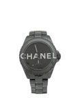 Chanel Matte Black Stainless Steel J12 Wanted de Chanel Limited Edition 2022 38mm Watch