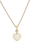 Chopard Ethical Rose Gold Diamond Happy Hearts Necklace