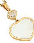 Chopard Ethical Rose Gold Diamond Happy Hearts Necklace
