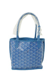 Goyard Blue Ciel Reversible Anjou Mini Bag