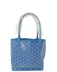 Goyard Blue Ciel Reversible Anjou Mini Bag