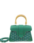Goyard Green Goyardine Saigon Souple Mini Bag