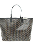Goyard Black Goyardine Saint Louis PM Bag