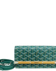 Goyard Green Goyardine Monte-Carlo Mini Case
