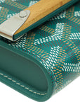 Goyard Green Goyardine Monte-Carlo Mini Case