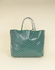 Goyard Green Goyardine Saint Louis GM Bag-Goyard-THE CLOSET