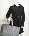 Goyard Grey Goyardine Saint Louis GM Bag