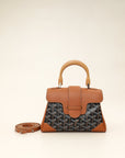 Goyard Bicolor Goyardine Saigon Mini Souple Bag