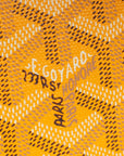 Goyard Yellow Goyardine Plumet Wallet Clutch Bag